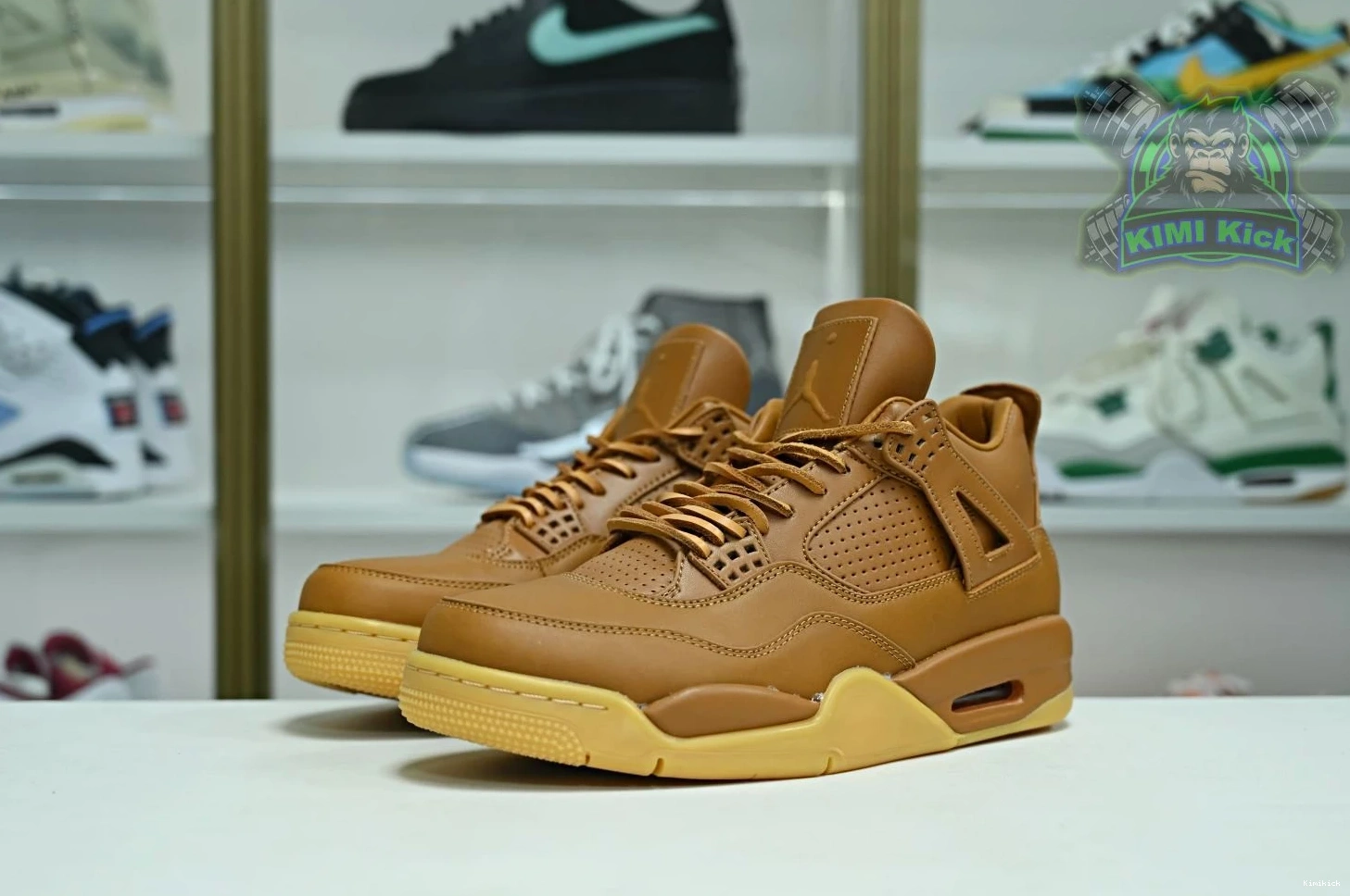 Kimikick ginger 1887 Jordan Jordan 4 Air wheat retro Affordable 0610